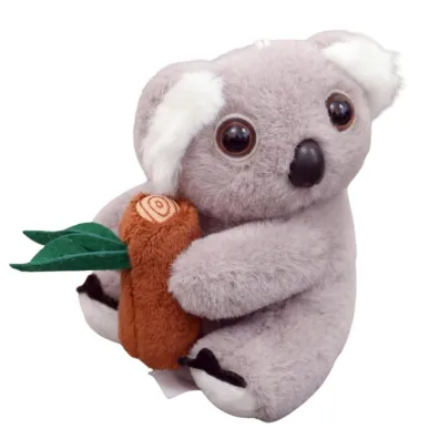 LeanToys Brelok koala z ga��zi� szary 12cm