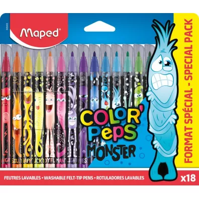 Maped Flamastry Colorpeps Monster 18 szt.