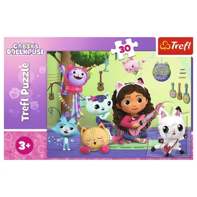 Puzzle 30 el. Koci Domek Gabi Trefl