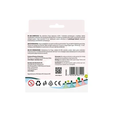 Zakre�lacz Eco pastelowy op.4 szt. Kapibara STRIGO SSC503