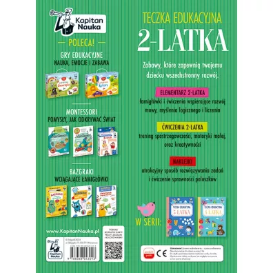 Teczka edukacyjna 2-latka. Kapitan Nauka