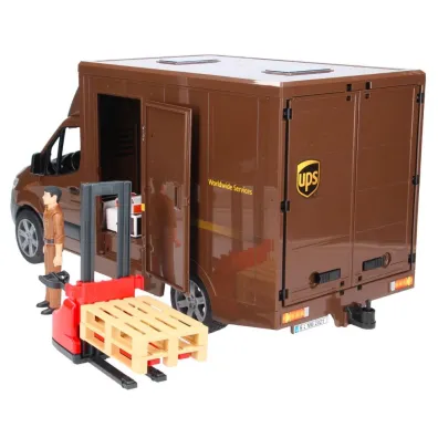 MB Sprinter UPS z kierowc� i akcesoriami BRUDER BR-02678