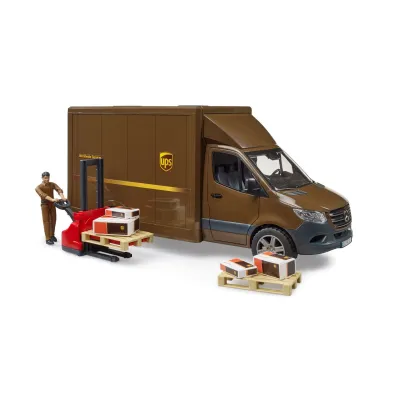 MB Sprinter UPS z kierowc� i akcesoriami BRUDER BR-02678
