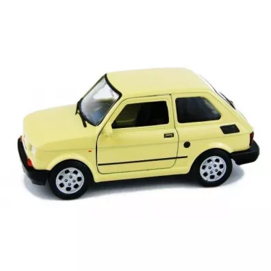Fiat 126p 1:27 kremowy WELLY