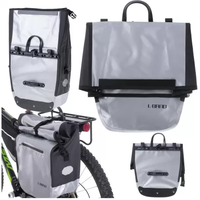 Torba rowerowa RALLEX sakwa na baga�nik wodoodporna boczna torba na rower pojemna 23l