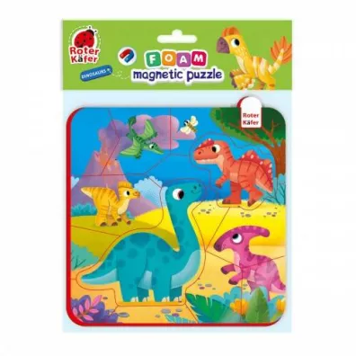 Puzzle piankowe magnetyczne Dinozaury Roter Kafer