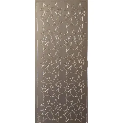 Galeria Hobby Stiker a�urowy srebrny