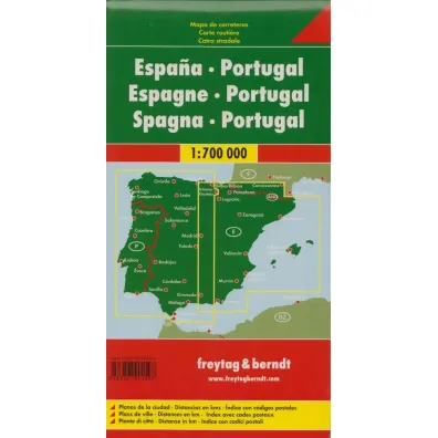 Hiszpania portugalia mapa 1:700 000