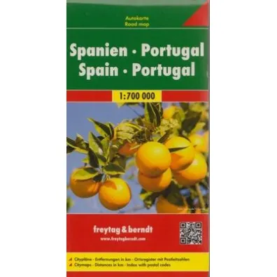 Hiszpania portugalia mapa 1:700 000
