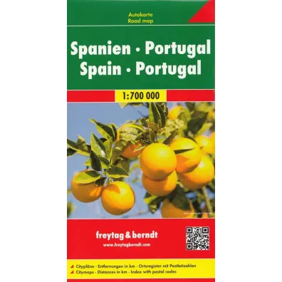 Hiszpania portugalia mapa 1:700 000