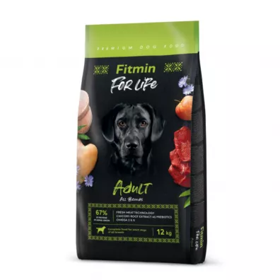Fitmin Dog for Life adult - sucha karma dla doros�ych ps�w wszystkich ras 12 kg