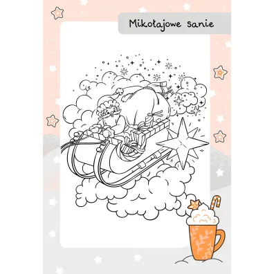 Malowanka B5 Malowanki z Miko�ajem. Gwiazdka SKRZAT 079142
