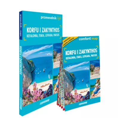 Korfu i Zakynthos light: przewodnik + mapa - Piotr Jaboski