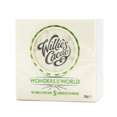Willies Cacao Zestaw czekolad Wonders of the World 5 x 50 g