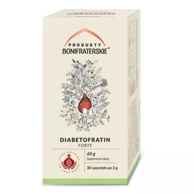 Produkty Bonifraterskie Diabetofratin Forte suplement diety 30 x 2 g