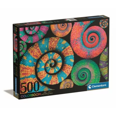 Puzzle 500 Color Boom Curly Tails Clementoni