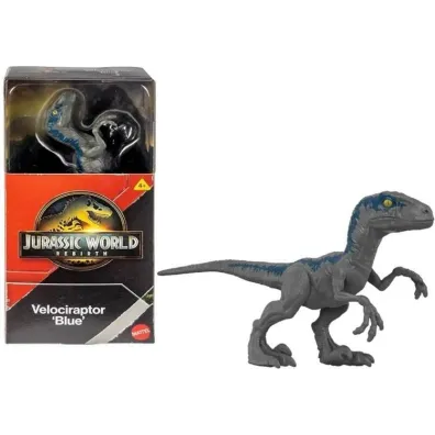 Jurassic World Rebirth Velociraptor Blue 15cm