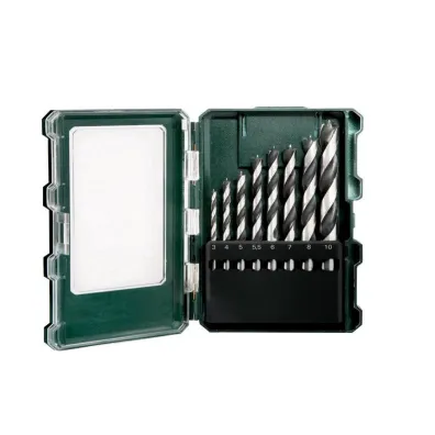 Metabo Zestaw wierte� do drewna 8cz. 3/4/5/5,5/6/7/8/10 mm