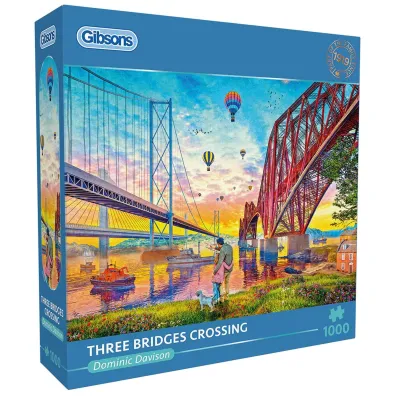 Puzzle 1000 Trzy mosty Szkocja 113721 Gibsons