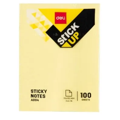 Deli Notes samoprzylepny 76x101 mm 100 kartek ��te
