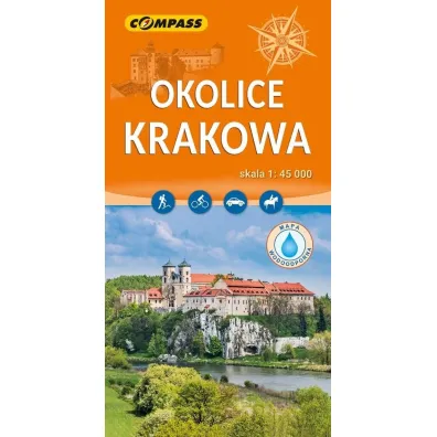 Mapa - Okolice Krakowa 1:45 000