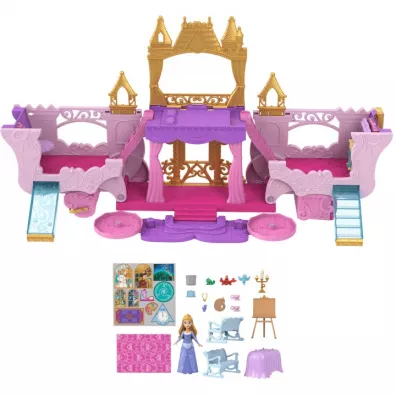 Disney Princess. Zestaw 2w1 Karoca i Zamek HWX17