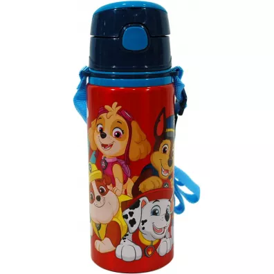 Bidon aluminiowy ze s�omk� Psi Patrol PW19871 600 ml