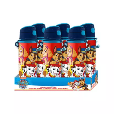 Bidon aluminiowy ze s�omk� Psi Patrol PW19871 600 ml