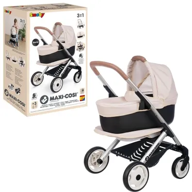 Maxi Cosi - w�zek 3w1 be�owy Smoby