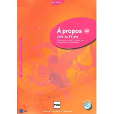 A propos A2 podr�cznik + CD - Annabelle Nachon, Carenzi-Vialaneix Cristille, Catherine Metton, Nugue Fabienne