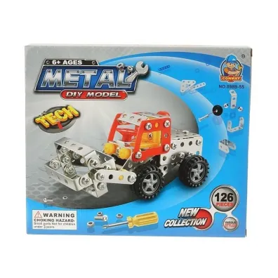Metalowe klocki do skr�cania koparka 126el