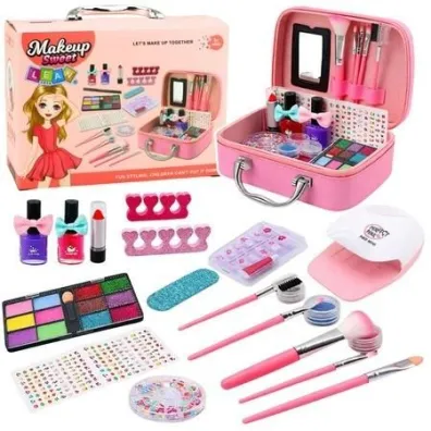 Kosmetyczka z kosmetykami do malowania paznokci LeanToys