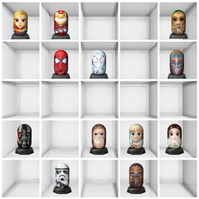 Puzzle 54 el. 3D Hylkies: Ksi�niczka Leia Ravensburger