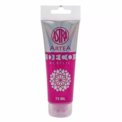 Astra Farba akrylowa Deco Artea w tubie 75ml fuksja