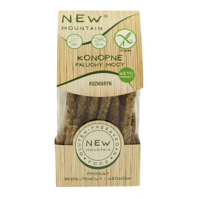 New Moutain Paluchy mocy konopne z rozmarynem bezglutenowe 200 g