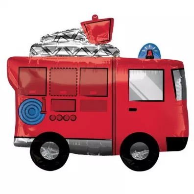 Amscan Balony foliowy SuperShape stra� po�arna 66x55cm