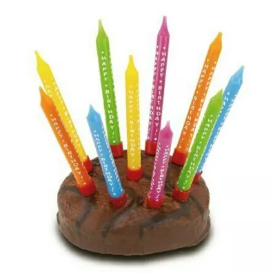 Amscan �wieczki Happy Birtday z podstawkami 10 szt.