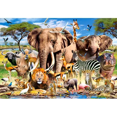 Puzzle 1500 el. Savanna Animals Castorland