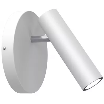 Luminex Kinkiet Axion Bia�y Srebrny 1xGU10