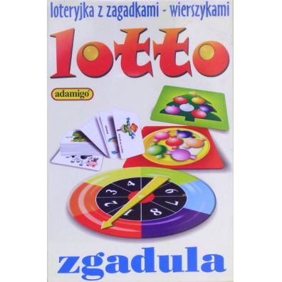 Lotto zgadula. 2 loteryjki edukacyjne Adamigo