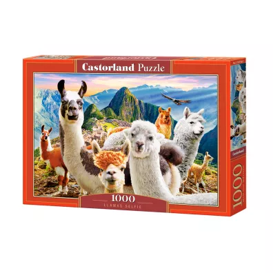Puzzle 1000 el. Llamas Selfie Castorland