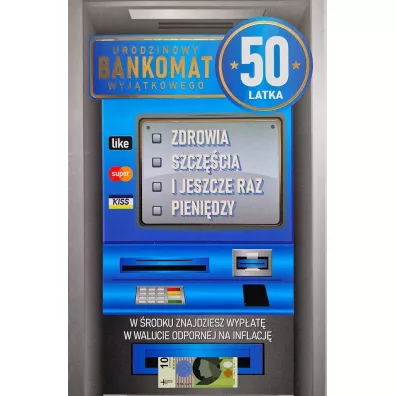 Yeku Karnet Urodziny 50 m�skie