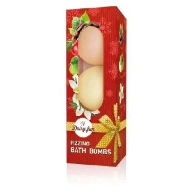 Delia Musuj�ce kule do k�pieli Dairy Fun Coffee Apple with Caramel Vanilla 3 x 100 g
