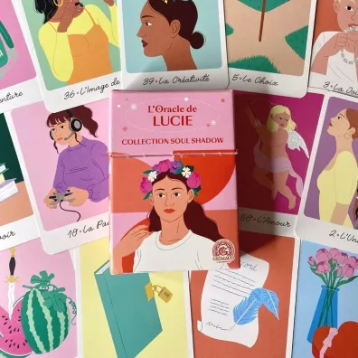L’Oracle de Lucie, karty do wrenia, edycja francuska