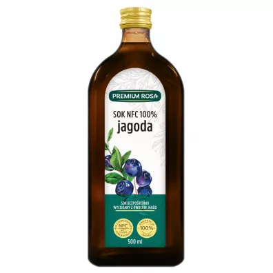Premium Rosa Sok NFC z jagd 100% 500 ml