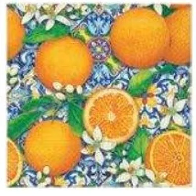 Paw Serwetka Lunch Decor Orange Boom 33x33 20szt./op.