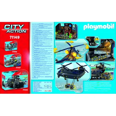 Playmobil City Action �mig�owiec ratunkowy jednostki specjalnej 71149