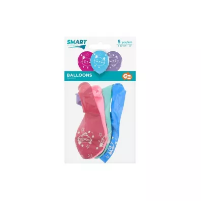 Godan Balony Koty rne kolory 30cm 5szt