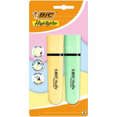 Bic Zakrelacz Highlighter ty, zielony 2 szt.