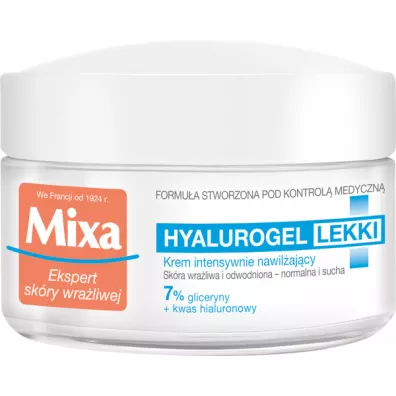 Mixa Hyalurogel lekki krem intensywnie nawilajcy 50 ml